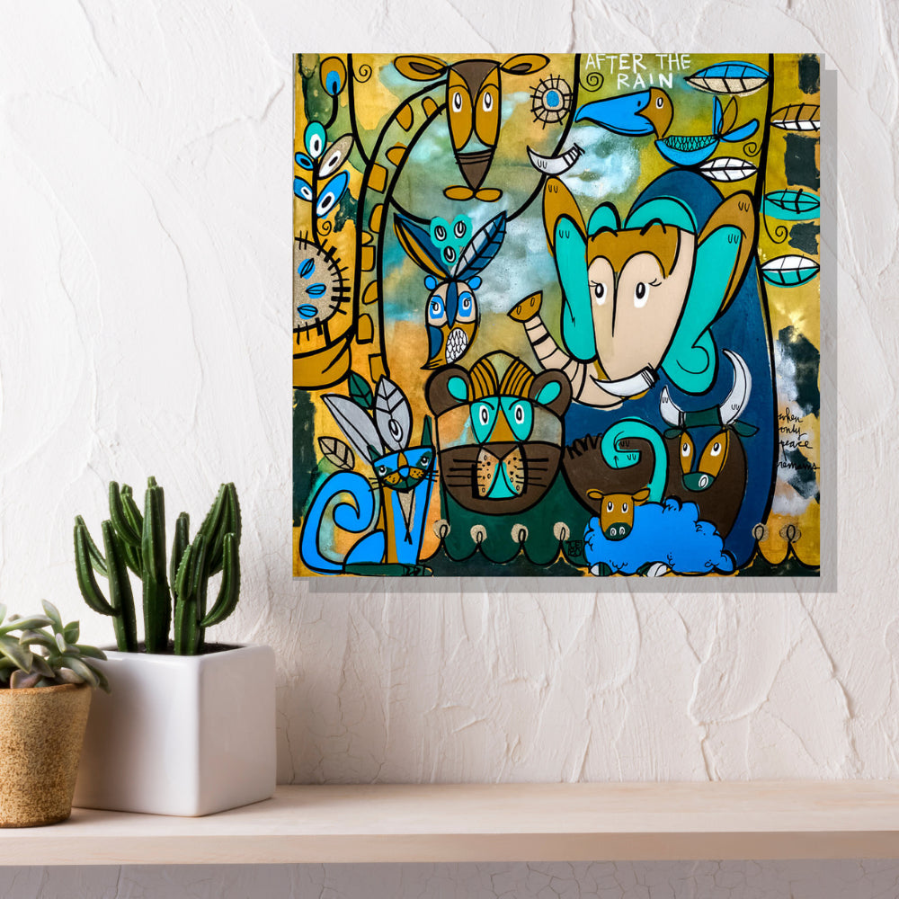 After The Rain, When Only Peace Remains - Lebo Mineral Print
